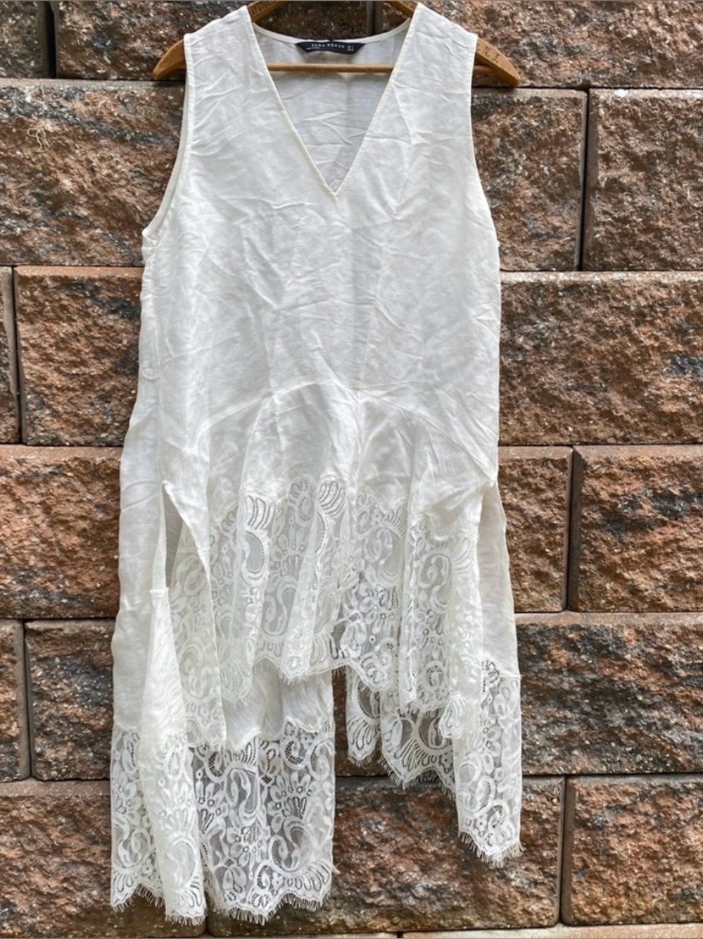 Zara Embroidered Tunic Dress